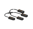 Соединитель питания Х-образный гибкий Teta Pro Lightstar 505295