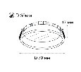 Встраиваемый светильник Italline  IT06-6037 white 4000K