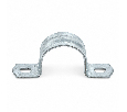 SMD-25-26 Скоба монтажная двухлапковая СМД 25-26 оцинк.сталь (уп 100 шт)
