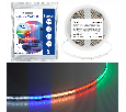 Лента светодиодная  784SMD(2110)/ 19Вт/м 24V 5000*12*2.3мм RGB+6000К, IP20, LS537 FERON