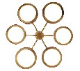 Подвесная люстра Odeon Light Riviera 5450/99LB