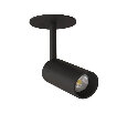 Встраиваемый светильник на штанге Arte Lamp PRESTO A6386PL-1BK