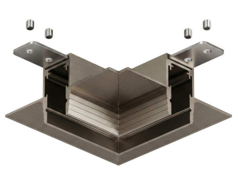 Соединитель угловой внутренний для треков Denkirs SHINE PRIME HIDE TR4905-DN