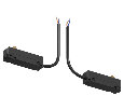 Токопровод концевой Denkirs SMART SLIM BASE TR2427-BK