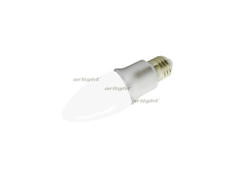 Светодиодная лампа Arlight E27 CR-DP Candle-M 6W Day White (СВЕЧА) 015978