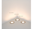 Набор Arlight KT-R-6x0.5W LED Warm White 12V (круг) IP67 Металл 018233