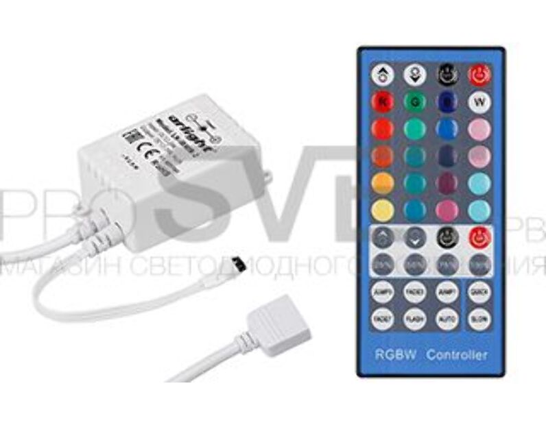 Контроллер Arlight LN-IR40B-2 (RGBW,12-24V,96-192W, ПДУ 40кн) 021165