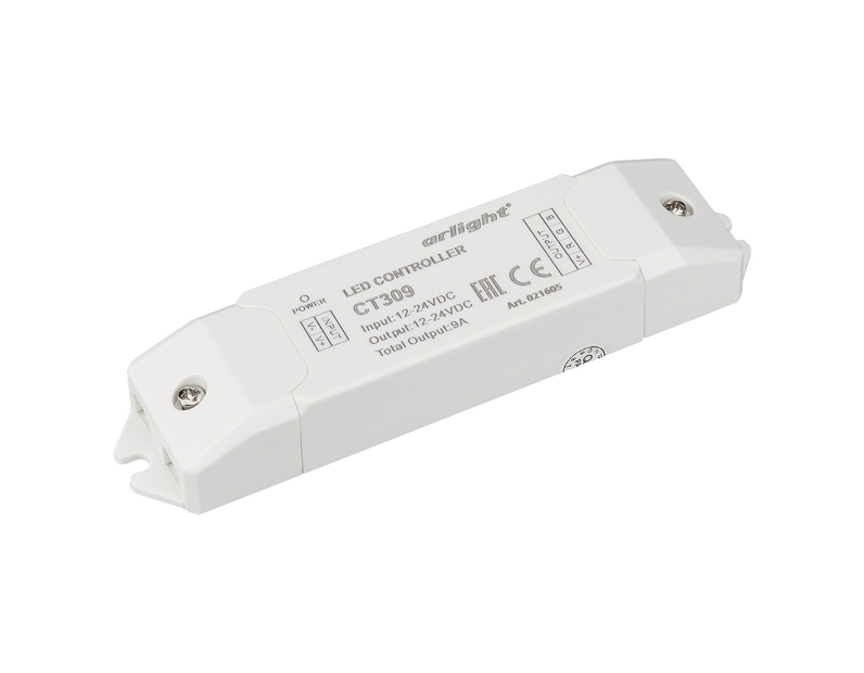 Контроллер Arlight CT309 (12-24V, 108-216W) IP20 Пластик 021605