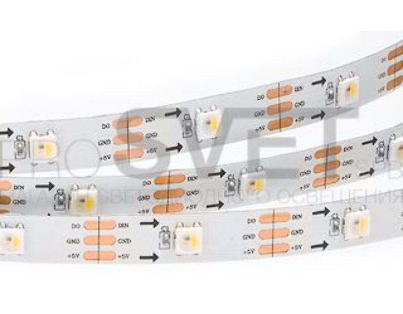 Лента Arlight SPI 2-5000-AM 5V RGB-White (5060,150 LED x1) 021696