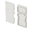 Заглушка Arlight ARH-LINE-3750A-VOL с отверстием (Пластик) 020578