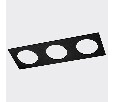 Тройная рамка ITALLINE SP 03 BLACK
