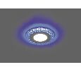 Светодиодный светильник Feron AL2330 встраиваемый 9W 4000K с синей подсветкой, белый 29586