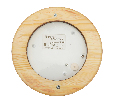 Светильник накладной IP54, 220V 60Вт Е27, дерево,орех, круг НБО 03-60-021 11573