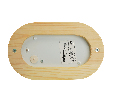 Светильник накладной IP54, 220V 60Вт Е27, дерево, клен, овал НБО 04-60-011 11571
