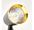 Светодиодный светильник Feron AL111 трековый на шинопровод 12W 4000K, 35 градусов, черный с золотой рамкой 32450
