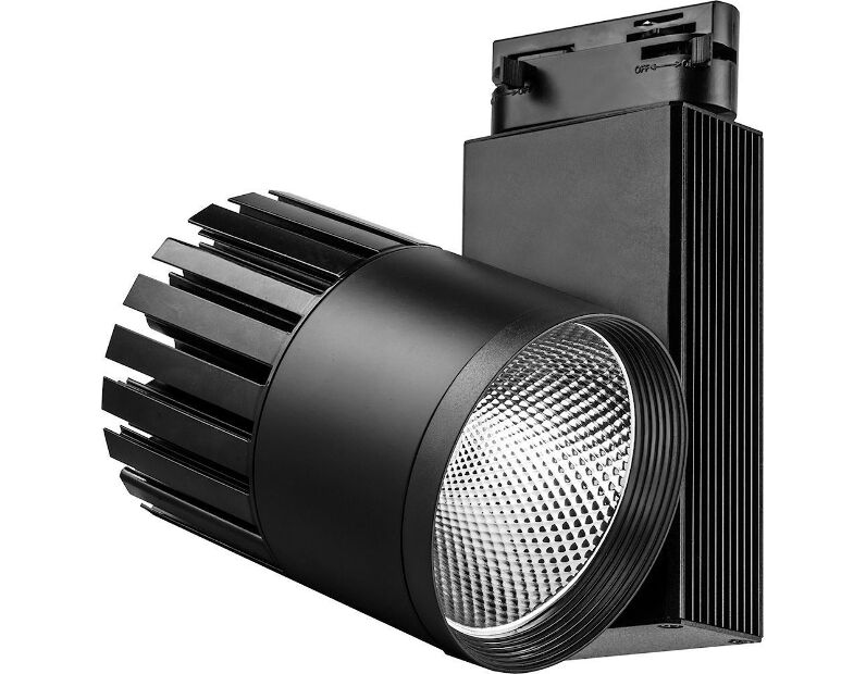 Светодиодный светильник Feron AL105 трековый на шинопровод 20W 4000K, 35 градусов, черный,  3-х фазный 32948
