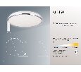 Светодиодный управляемый светильник накладной Feron AL5150 тарелка 60W 3000К-6500K белый 29719