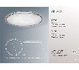 Светодиодный светильник накладной Feron AL5301 тарелка 36W 4000K белый 29638