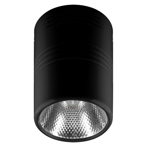 Светодиодный светильник Feron AL518 накладной 10W 4000K черный 29890