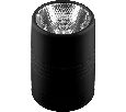 Светодиодный светильник Feron AL518 накладной 15W 4000K черный 29892