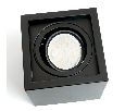 Светодиодный светильник Feron AL522 накладной 7W 4000K черный поворотный 32469