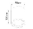 Светодиодный светильник Feron AL530 накладной 15W 4000K черный 80*100 32496