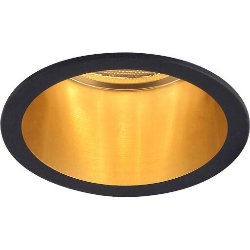 Светильник встраиваемый Feron DL6003 потолочный MR16 G5.3 черный, золото 29731