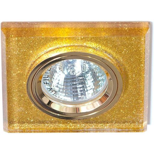 Светильник потолочный, MR16 G5.3 мерцающее золото, золото, 8170-2 19718