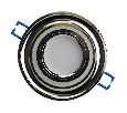 Светильник встраиваемый с белой LED подсветкой Feron CD600 потолочный MR16 G5.3 хром 29709