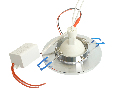 Светильник встраиваемый с белой LED подсветкой Feron CD600 потолочный MR16 G5.3 хром 29709