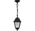 Светильник садово-парковый Feron НСУ 04-60-001 подвесной, 4-х гранник 60W E27 230V, черный 32255