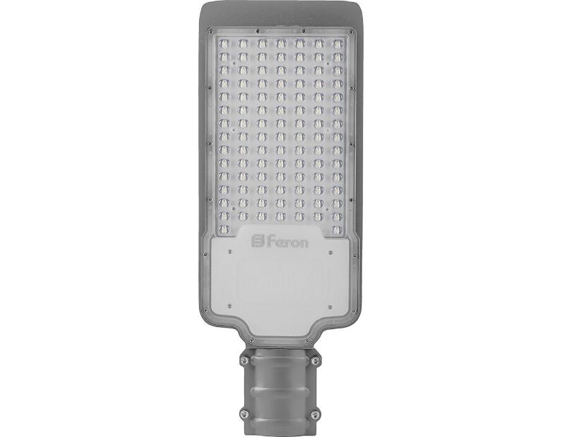 Светодиодный уличный консольный светильник Feron SP2923 80W 6400K AC100-265V, серый 32215