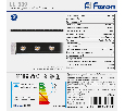 Светодиодный линейный прожектор Feron LL-889 18W, 6400К, 85-265V IP65 32200