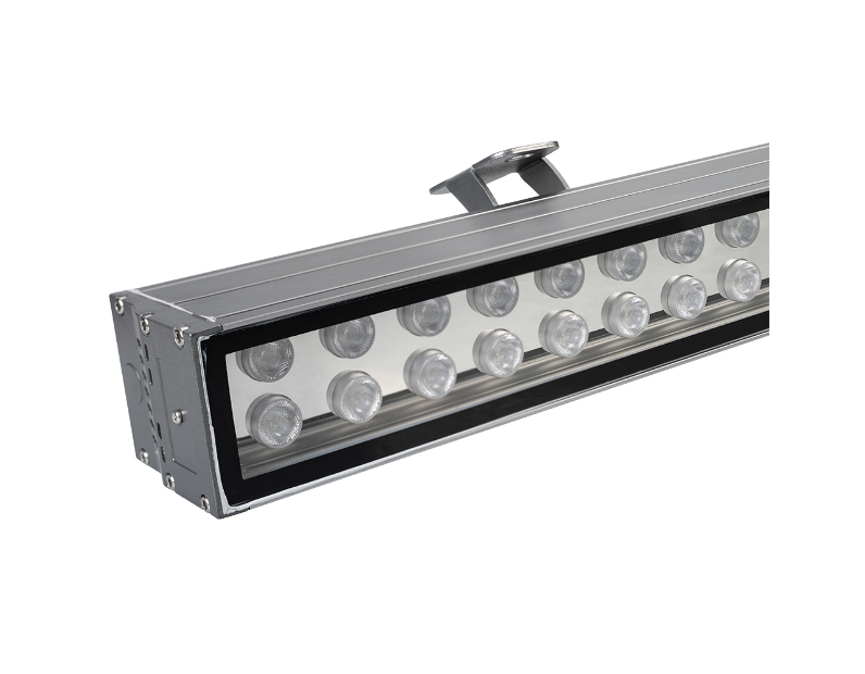 Светодиодный прожектор Arlight AR-LINE-1000XL-54W-24V RGB (Grey, 30 deg, DMX512) (Закрытый) 023638