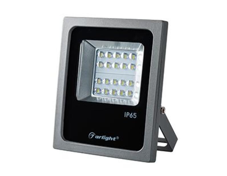 Светодиодный прожектор Arlight AR-FLG-FLAT-ARCHITECT-20W-220V Warm 50x70 deg 024167