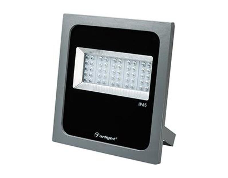 Светодиодный прожектор Arlight AR-FLAT-ARCHITECT-50W-220V White (Grey, 50x70 deg) 023843