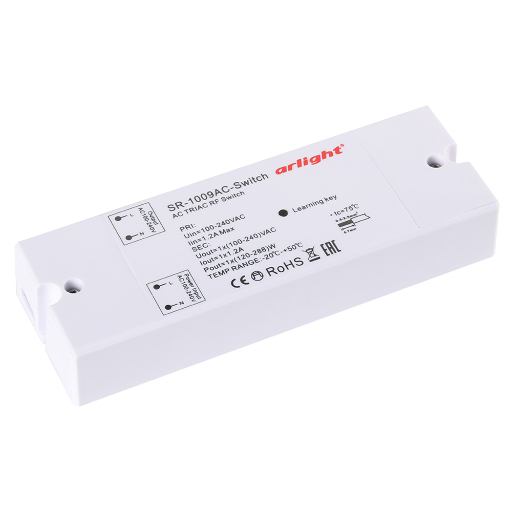 Контроллер-выключатель Arlight SR-1009AC-SWITCH (220V,288W) IP20 Пластик 020935