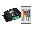 Аудиоконтроллер Arlight VT-S14-4x4A (12-24V, ПДУ Карта 24кн, RF) IP20 Металл 023319