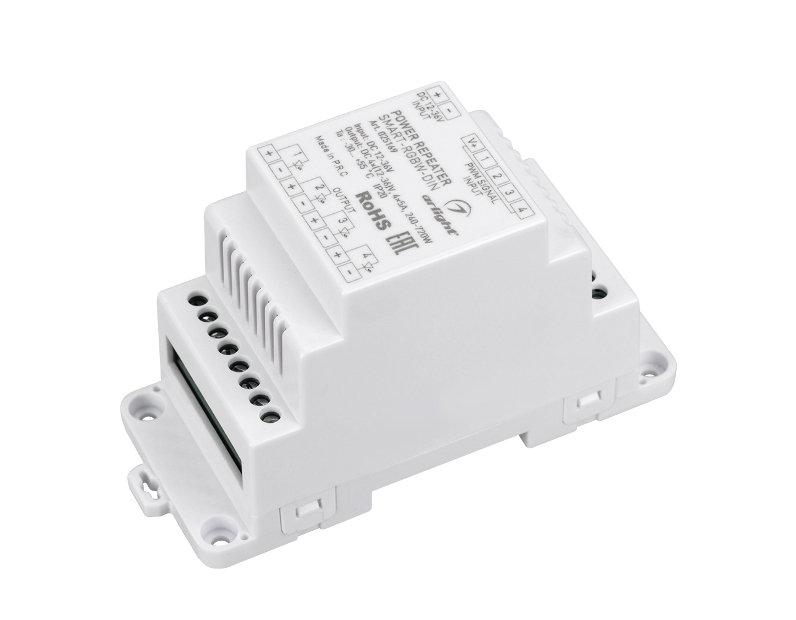 Усилитель Arlight SMART-RGBW-DIN (12-36V, 4x5A) IP20 Пластик 025169