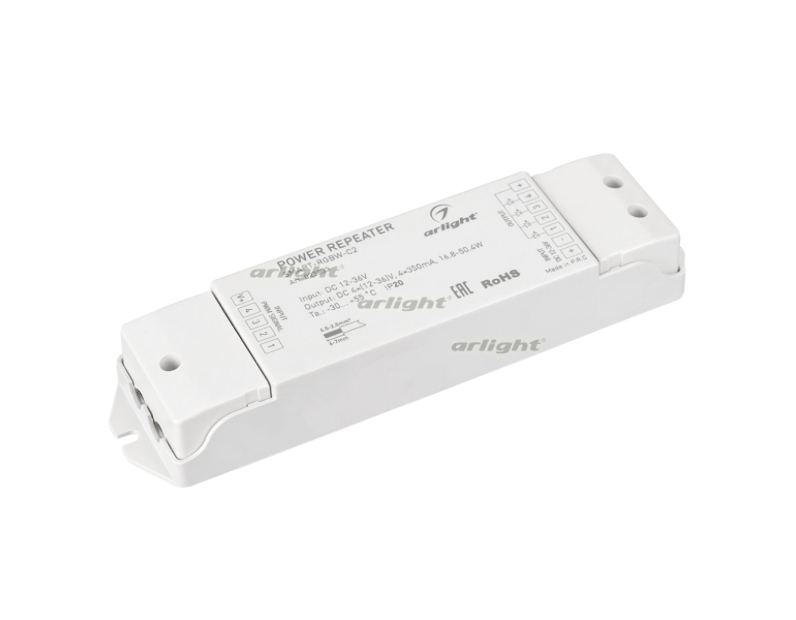 Усилитель Arlight SMART-RGBW-С2 (12-36V, 4x350mA) IP20 Пластик 023833