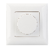Панель Arlight SMART-P15-DIM-IN White (230V, 1.5A, TRIAC, Rotary, 2.4G) IP20 Пластик 025040