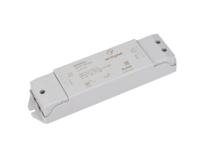 Диммер Arlight SMART-D32-DIM (12-36V, 12A, 0/1-10V) IP20 Пластик 027137