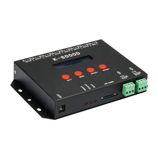 Контроллер Arlight DMX K-8000D (4096 pix, SD-card)  IP20 Металл 019070
