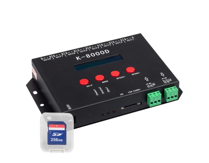 Контроллер Arlight DMX K-8000D (5V, SD-card, 8x512) 018587