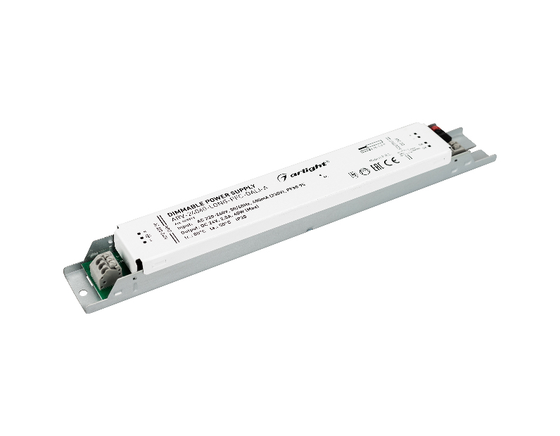 Блок питания Arlight ARV-24060-LONG-PFC-DALI-A (24V, 2.5A, 60W) 025595