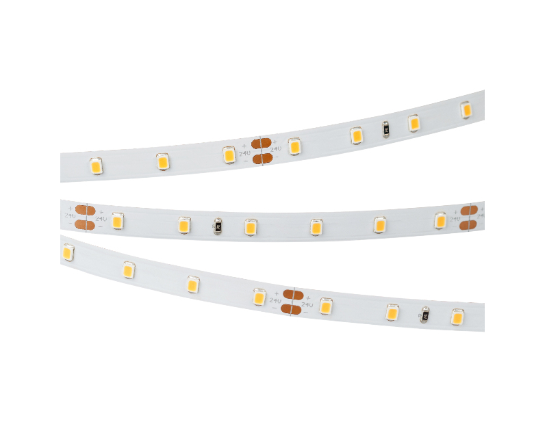 Лента Arlight RT 2-5000 24V SUN Warm3000 (2835, 60 LED/m, LUX) 7.2 Вт/м, IP20 024969