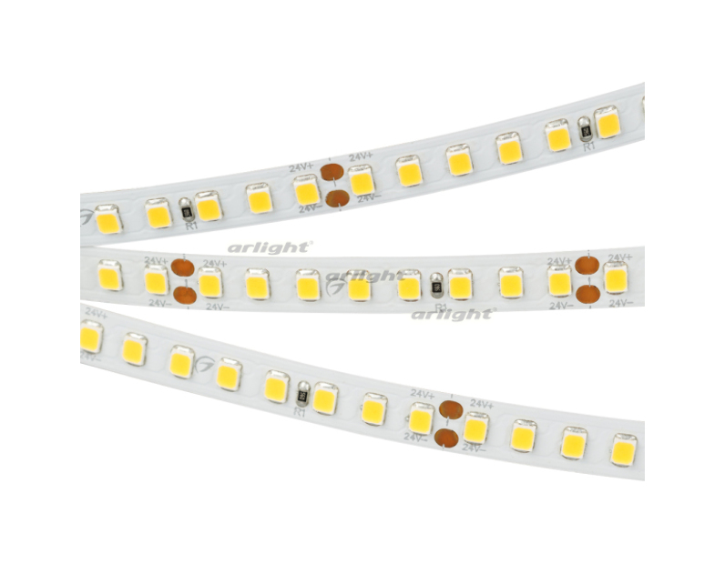 Лента Arlight RT 2-5000-50m 24V Warm2700 2x (2835, 160 LED/m, LUX) 12 Вт/м, IP20 024554