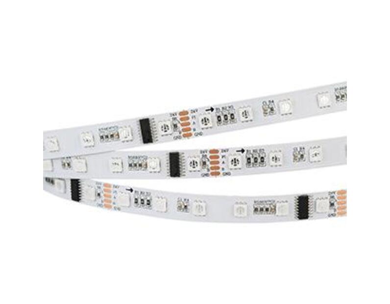 Лента Arlight DMX-5000-5060-60 24V Cx6 RGB (12mm, 12.5W, IP20) 024455