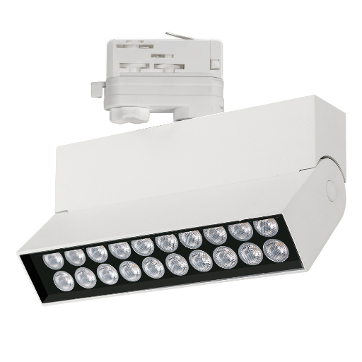 Светильник Arlight LGD-LOFT-TRACK-4TR-S170-20W White6000 (WH, 24 deg) IP40 Металл 026234