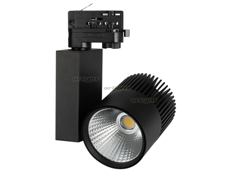 Светильник Arlight LGD-ARES-4TR-R100-40W White6000 (BK, 24 deg) IP20 Металл 026374